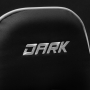 Dark fotel gamingowy czarny / biały - 12