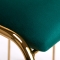 Krzesło Velvet QS-M00 złoto zielony - 5