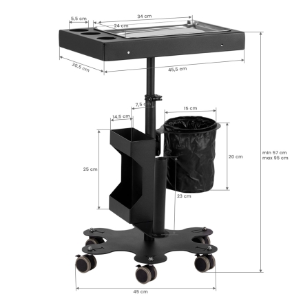 Asystor do tatuażu Pro Ink 716C czarny - 7