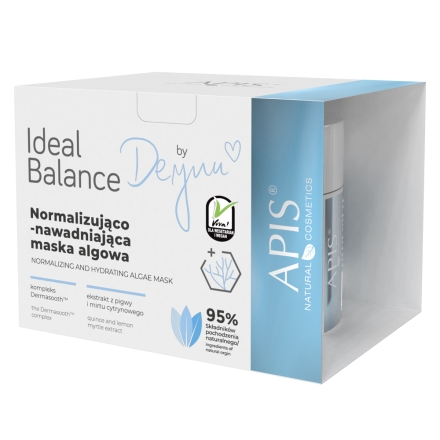 Apis ideal balance by deynn, normalizująco-nawadniajaca maska algowa 100 g - 2