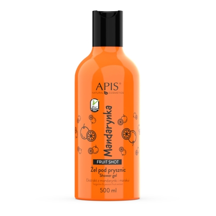 Apis fruit shot, mandarynkowy żel pod prysznic 500 ml