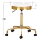 Taboret kosmetyczny H7 złoty biały - 2