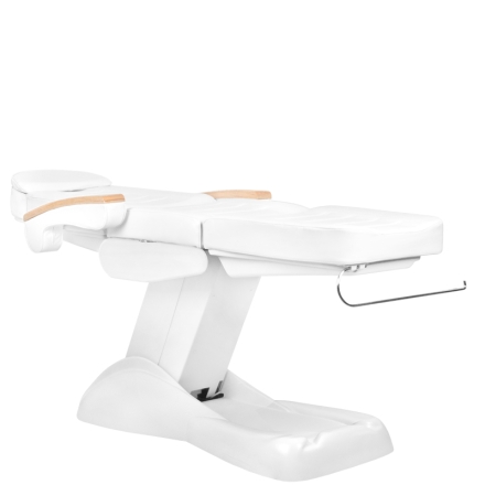 Fotel kosmetyczny elektr. Lux biały podgrzewany - 5