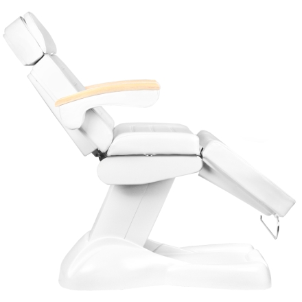 Fotel kosmetyczny elektr. Lux biały podgrzewany - 7