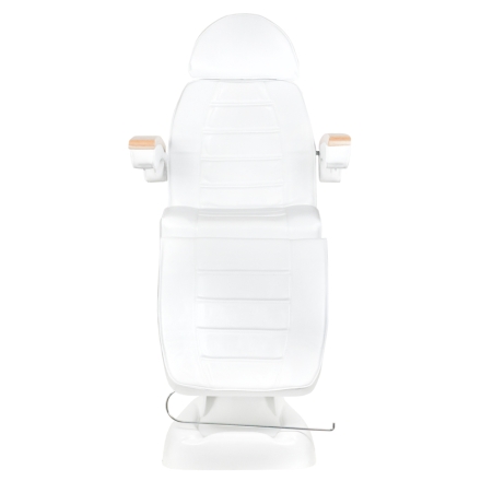 Fotel kosmetyczny elektr. Lux biały podgrzewany - 10