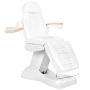 Fotel kosmetyczny elektr. Lux biały podgrzewany - 4