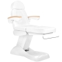 Fotel kosmetyczny elektr. Lux biały podgrzewany - 5