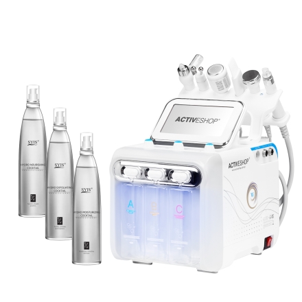 Urządzenie oczyszczanie wodorowe Hydrogen H2+ 6w1 + zestaw płynów Syis hydro
