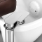 Fotel spa do pedicure Azzurro 016C brązowy z masażem pleców i hydromasażem - 5