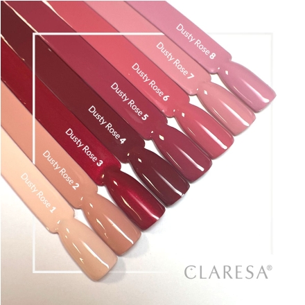 CLARESA Lakier hybrydowy DUSTY ROSE 1 -5g