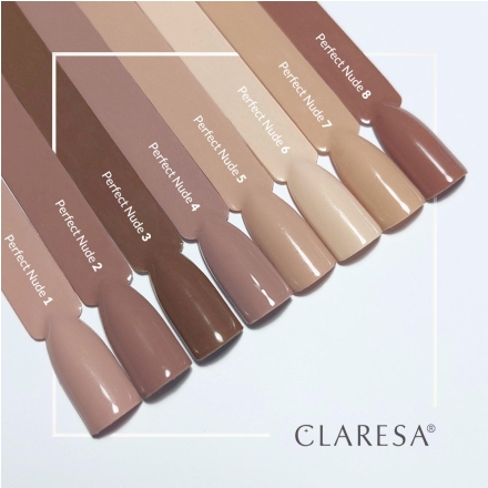 CLARESA Lakier hybrydowy PERFECT NUDE 1 -5g - 3