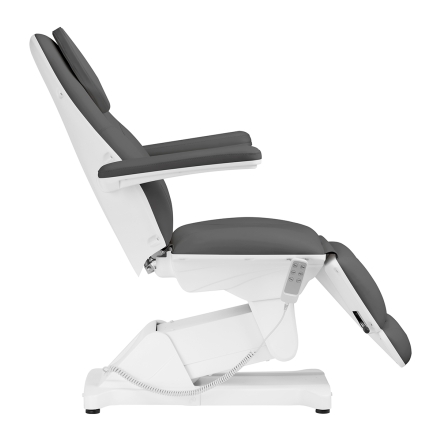 Fotel kosmetyczny elektryczny Sillon Basic 3 siln. szary - 4