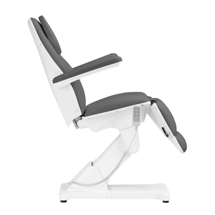 Fotel kosmetyczny elektryczny Sillon Basic 3 siln. szary - 8