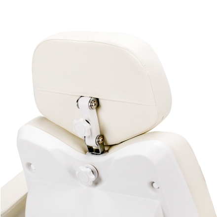Fotel kosmetyczny elektryczny obrotowy Azzurro 873 biały - 11