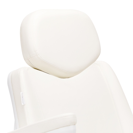 Fotel kosmetyczny elektryczny obrotowy Azzurro 873 biały - 15