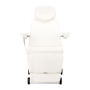 Fotel kosmetyczny elektryczny obrotowy Azzurro 873 biały - 10
