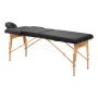 Stół składany do masażu wood Komfort Activ Fizjo Lux 2 segmentowy 190x70 czarny - 2