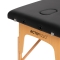Stół składany do masażu wood Komfort Activ Fizjo Lux 2 segmentowy 190x70 czarny - 3