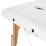 Stół składany do masażu wood Komfort Activ Fizjo Lux 2 segmentowy 190x70 biały - 11