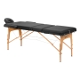 Stół składany do masażu wood Komfort Activ Fizjo Lux 3 segmentowy 190x70 czarny - 2