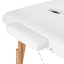 Stół składany do masażu wood Komfort Activ Fizjo Lux 3 segmentowy 190x70 biały - 7