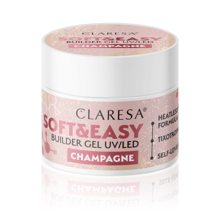 Claresa żel budujący Soft&Easy gel champagne 45g
