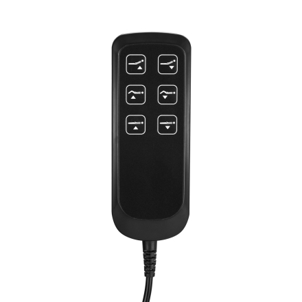 Fotel kosmetyczny elektr. 2240 Eclipse 3 siln. czarny - 14