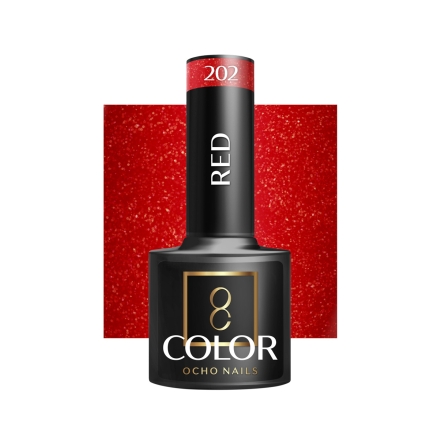 OCHO NAILS Lakier hybrydowy red 202 -5 g