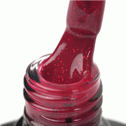 OCHO NAILS Lakier hybrydowy red 206 -5 g - 3