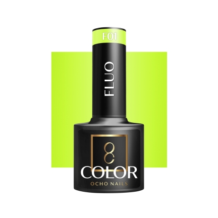 OCHO NAILS Lakier hybrydowy fluo F01 -5 g