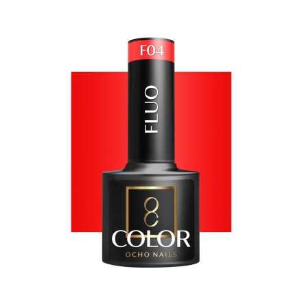 OCHO NAILS Lakier hybrydowy fluo F04 -5 g