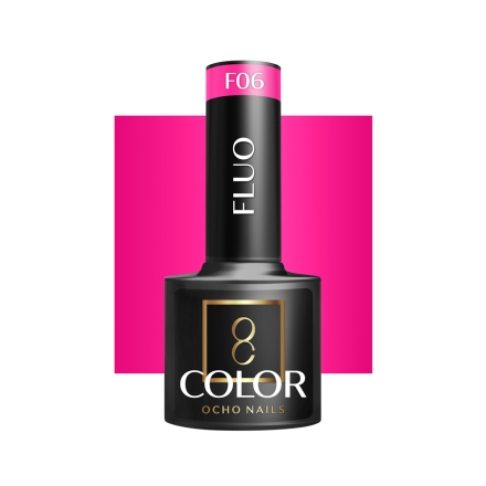 OCHO NAILS Lakier hybrydowy fluo F06 -5 g