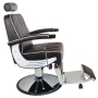 Gabbiano fotel barberski Imperial brązowy - 4